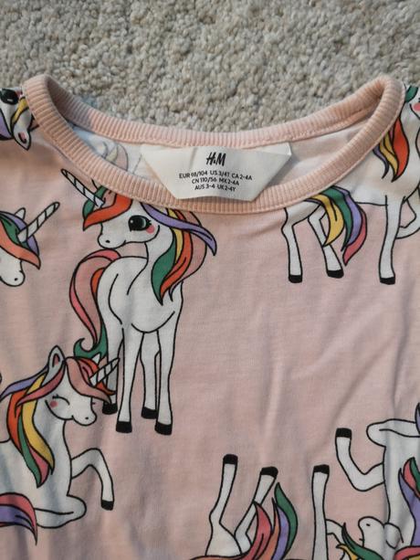 Tričkové šaty, h&m,104