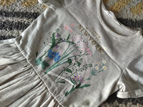 Kvetinkové šaty 122/128, h&m,128