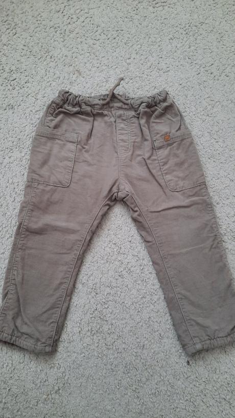 Zateplene nohavice, h&m,92