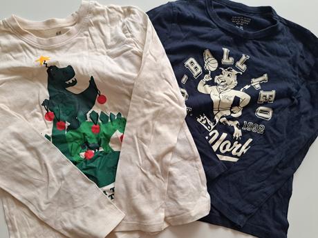 H&m nove tričko tričká 1+1 gratis, h&m,110