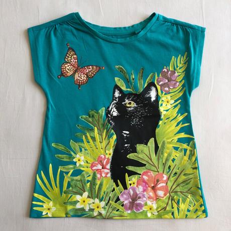 Tričko s mačičkou, c&a,104