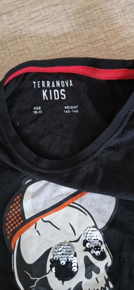 Letné tielko s lebkou 146/152, terranova,152