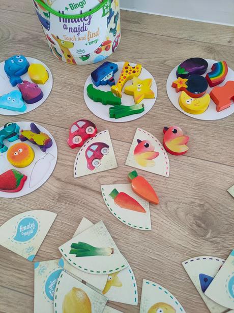 Vilac drevená hra hmataj a nájdi, 