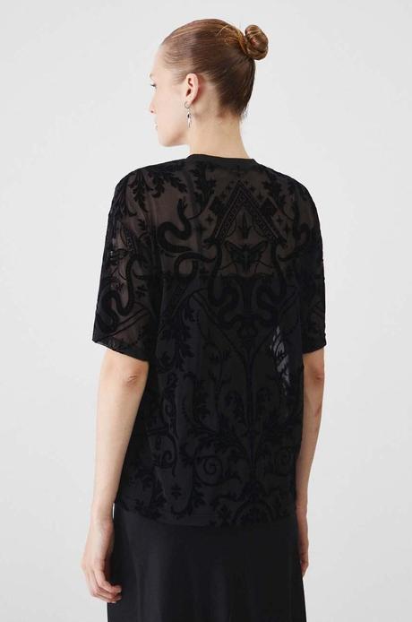 Vzorovaný top s tričkom - s, s