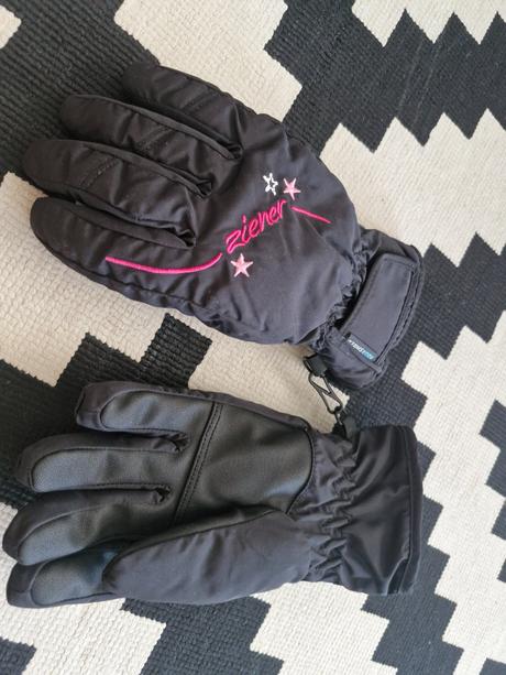 Kvalitne lyziarske rukavice zn.ziener top stav, 158