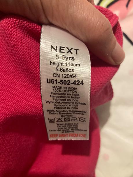 Letný kardigan next s kvetinovou výšivkou, next,110