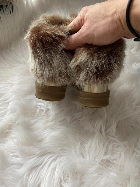 Kožené topánky s pravou kozusinou, bartek,29