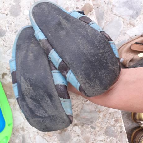 Kožené barefoot capačky rebeqaq, 26