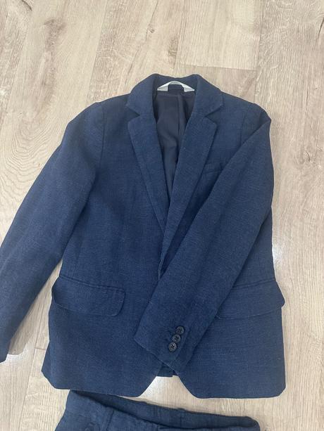 Oblek + kosela s kravatou h&m 134, 134