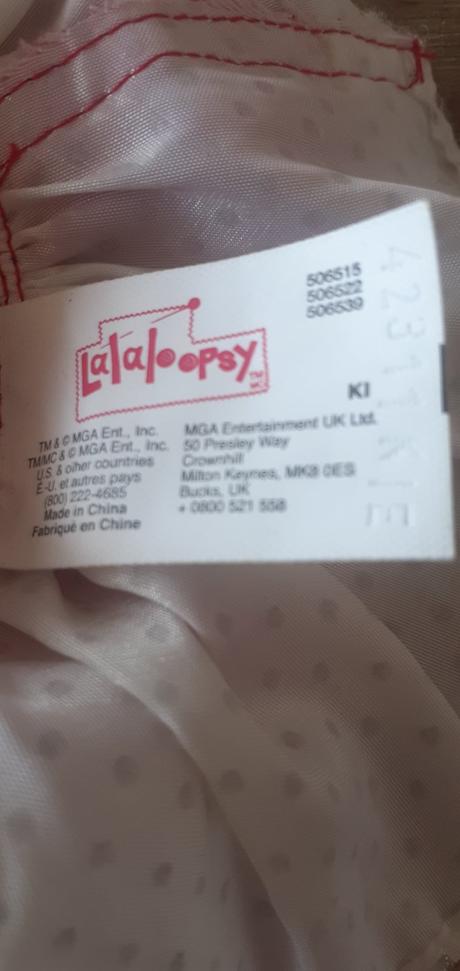 Oblečenie lalaloopsy, 