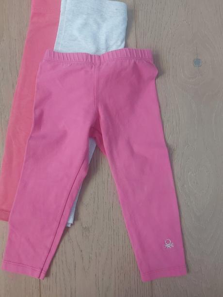 3pack legíny + 1gratis, benetton,80