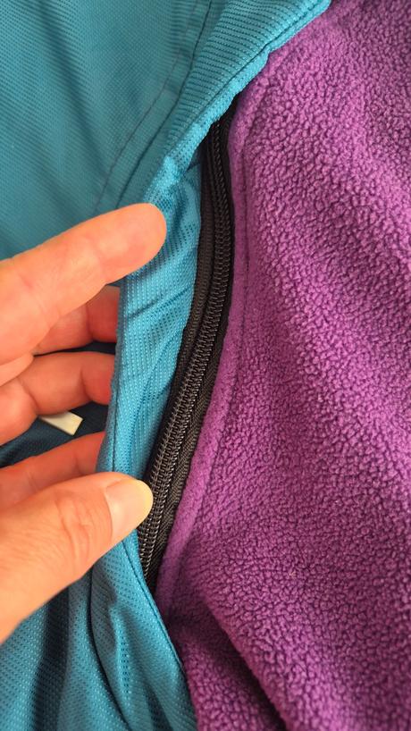 Nosicska bundicka/vesta fleece + sustiak velk.m la, ladybug