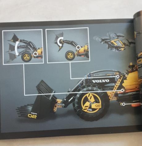 Lego technic 42081 volvo  kolesový nakladač, 