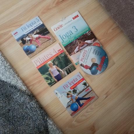 Darujem dvd na cvičenie + rozprávku na cd, 