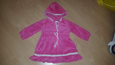 Ružové zamatové šatky na 3-6 mes, kappahl,68