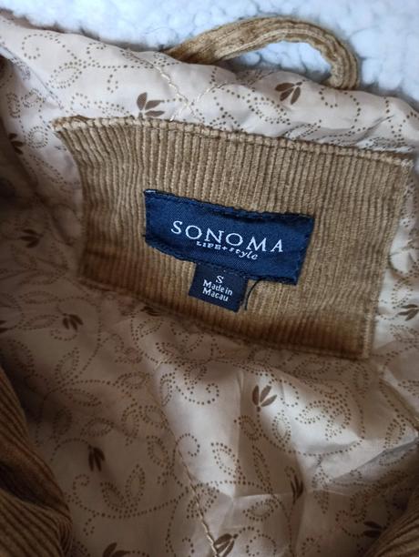 Menčestrový prechodný kabátik, s