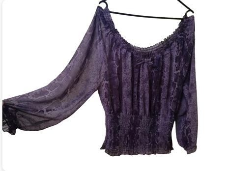 Priesvitná blúzka rainbow 44/46, bonprix,44