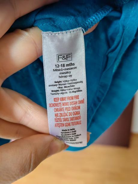 Tunika pre dievčatko, veľ 86, f&f,86