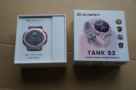 Ružové smartwatch kospet tank s2 pink, 