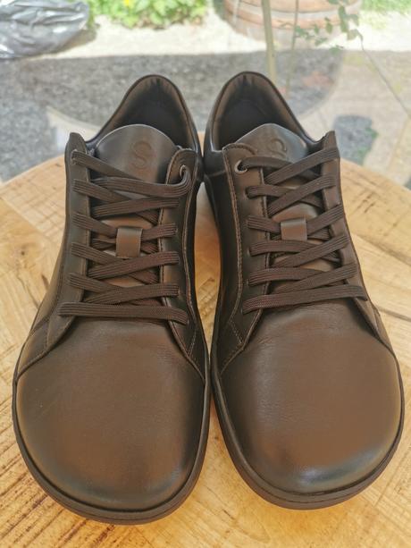 Shapen barefoot tenisky feelin uni black leather, 46
