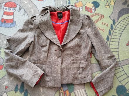 Elegantné strieborné sako m xoxo, m