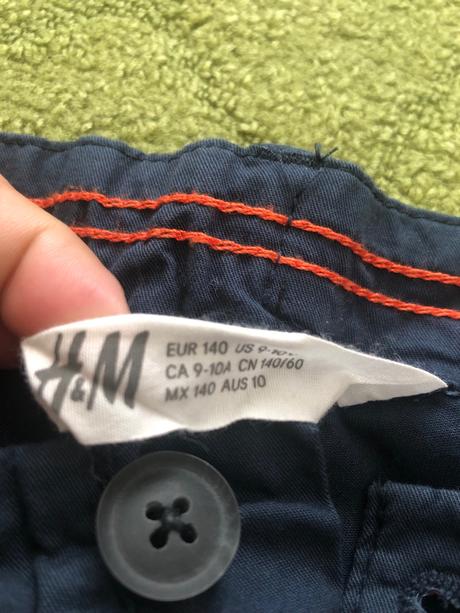 Tenké nohavice, h&m,140