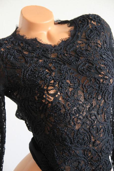 Čipkovaný body top, in vogue, s, s