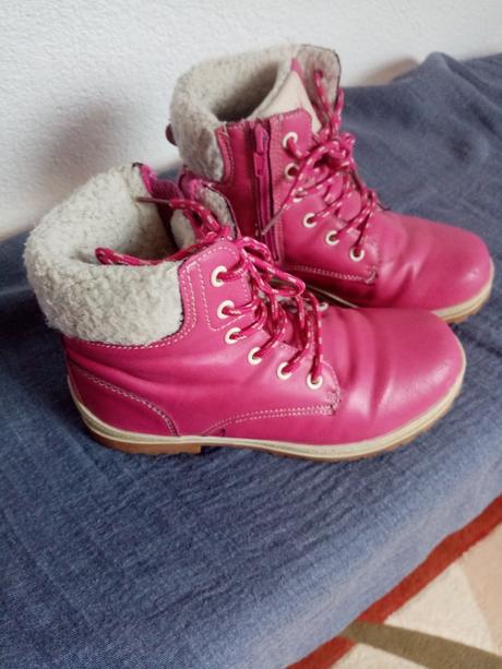 Dievčenské zimné čižmy - topánky, 33