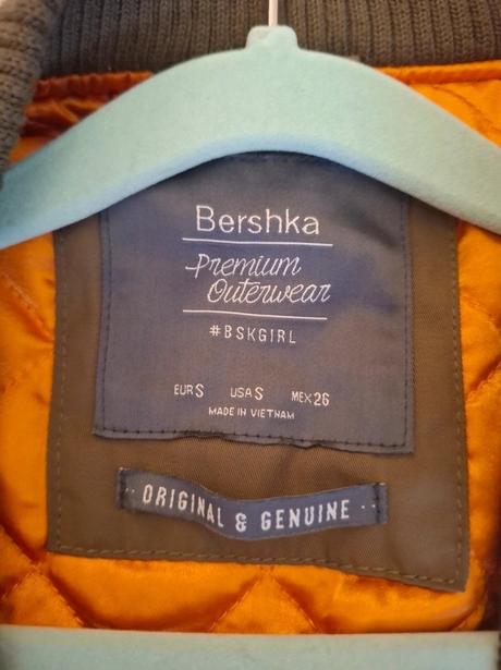 Predĺžená bomber bunda bershka, bershka,s