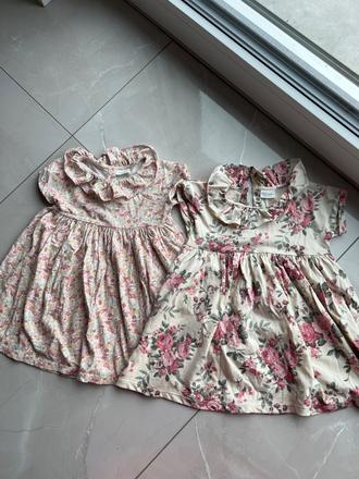 Next 2x kvietkované šaty č. 86 pc 24e, next,86