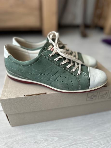 Krasne kozene poltopanky ecco, ecco,38