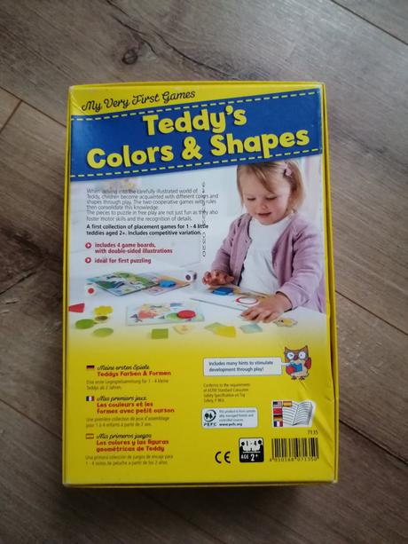 Haba moja prvá hra teddy farby a tvary, 