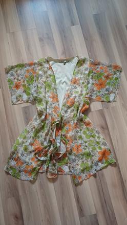 Zavinovacia blúzka, prehoz, s