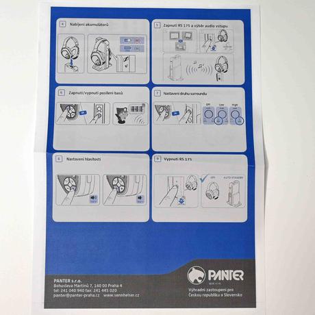 Bezdrôtové slúchadla sennheiser rs 175,