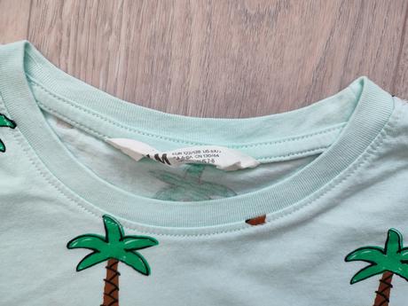 Tričko palmy, h&m,122