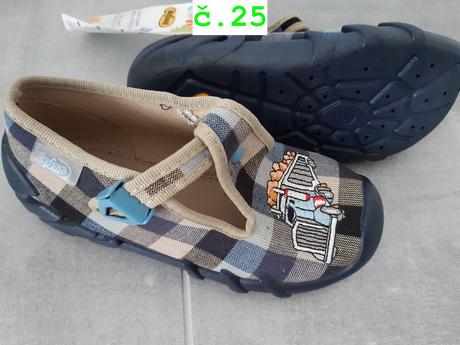 Papuče dve veľkosti, befado,21 / 25