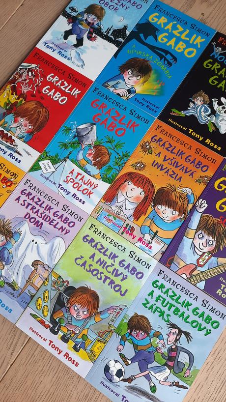 Knižky, séria 11 ks knižiek, grázlik gabo, 
