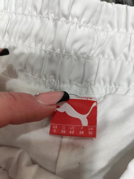 Biele nohavice puma veľ. s, puma,s