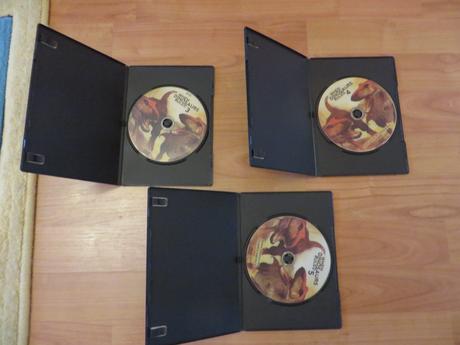 3 x dvd - keď dinosauri vládli svetu - časť 3,4,5,