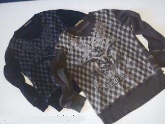 Chl.pulóvre,1x čierny, 140