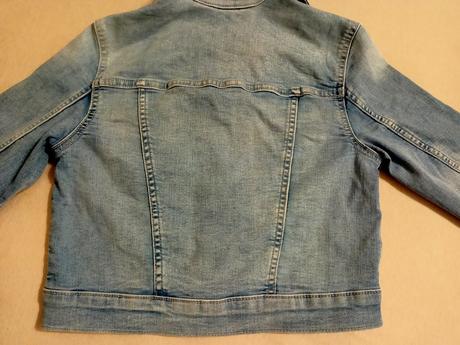 Rifľová bunda, veľ. 140, h&m, h&m,140