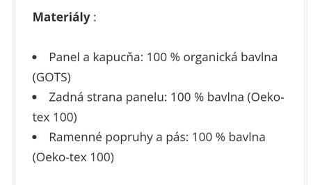 Ergo nosič,