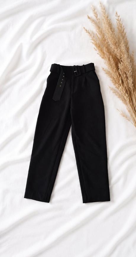 Zara elegantné nohavice s opaskom, zara,s