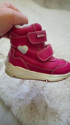 Kožené zimné dievčenské čizmičky, protetika,21