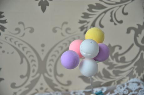 Dekorácia domček s balónikmi, 