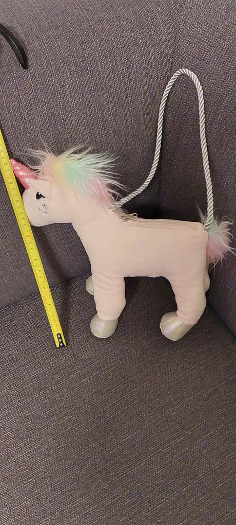 Plyšová kabelka jednorožec, 