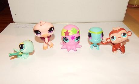 5 little petshop postavičiek, 