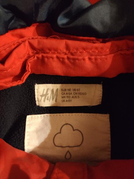 Prechodný kabát, h&m,110