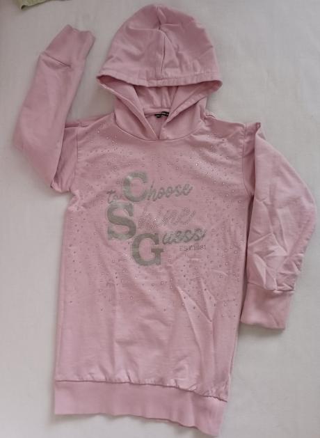 Mikinove šaty/ predĺžená mikina guess, guess,128