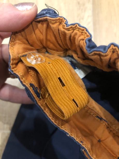 Tmavomodré nohavice s regulovateľným pásom, f&f,86